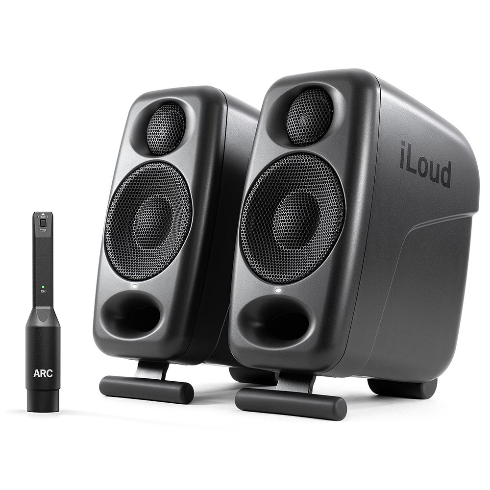 iLoud Micro Monitors ブラック IK Multimedia IP-ILOUD-MMPRO2X-IN - iLoud Micro Monitor Pro Seti