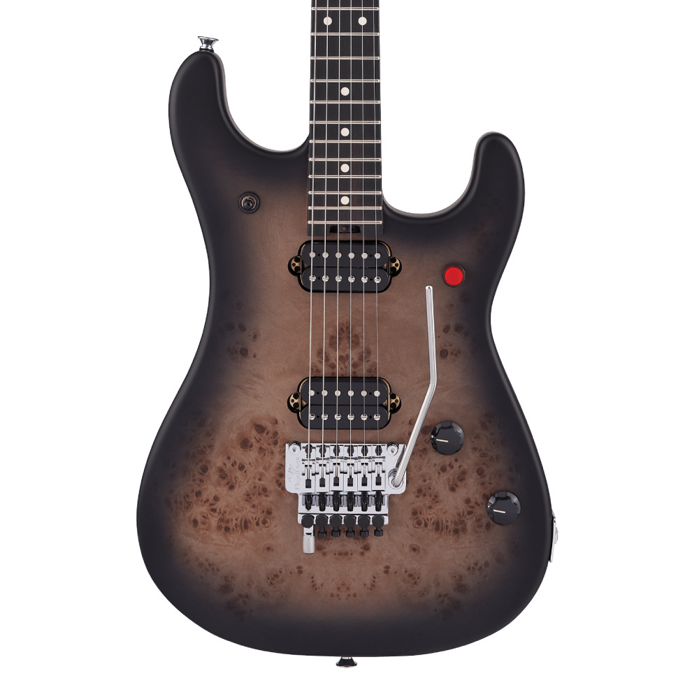 EVH 5150 Deluxe Poplar Burl Abanoz Klavye Black Burst Elektro