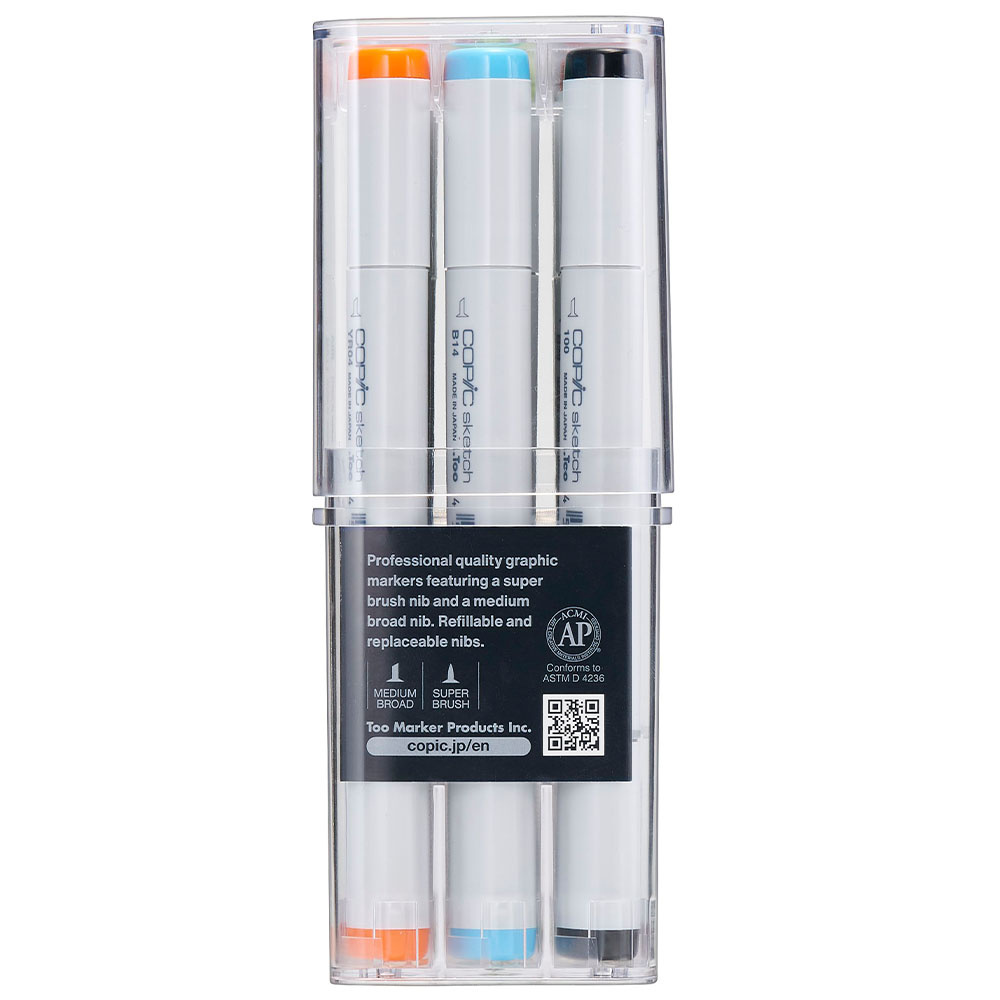 COPIC Sketch 12'li Kalem Seti Basic Fiyatı, Özellikleri | ZUHAL