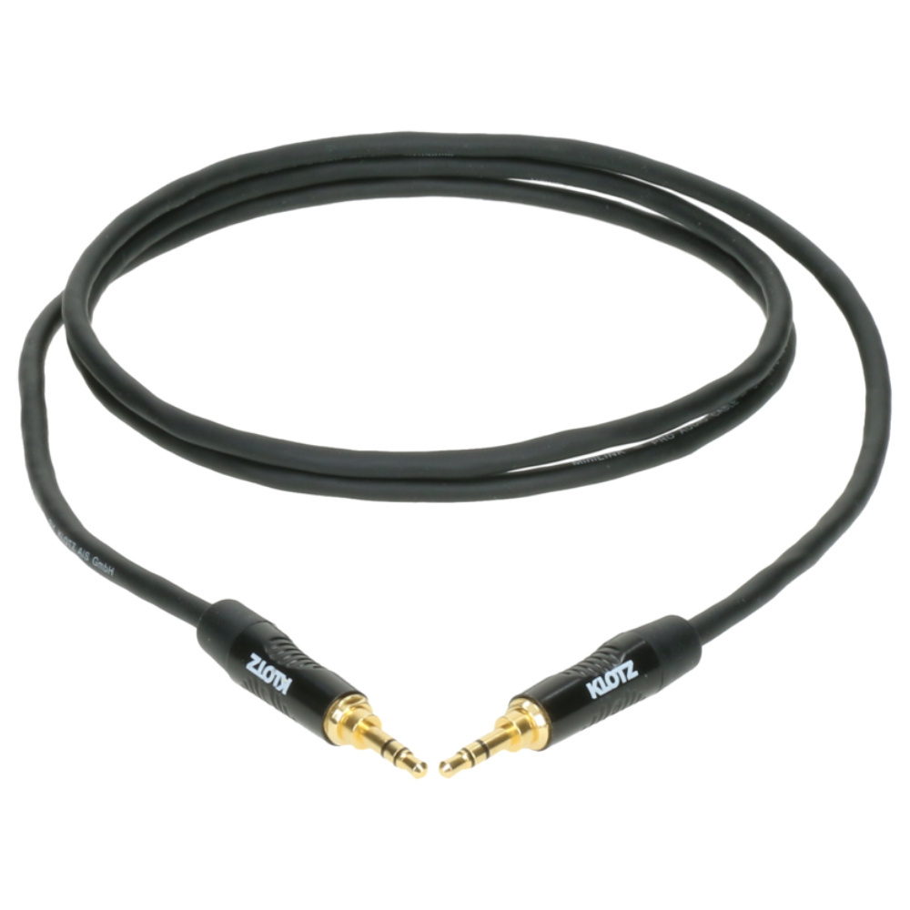 Klotz Pro Altın Uçlu Mini Jack Stereo AUX Kablo 0,6m Siyah Fiyatı