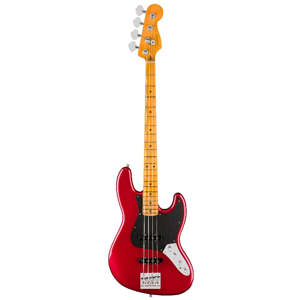 Fender American Ultra II Jazz Bass Akçaağaç Klavye Sinister Red