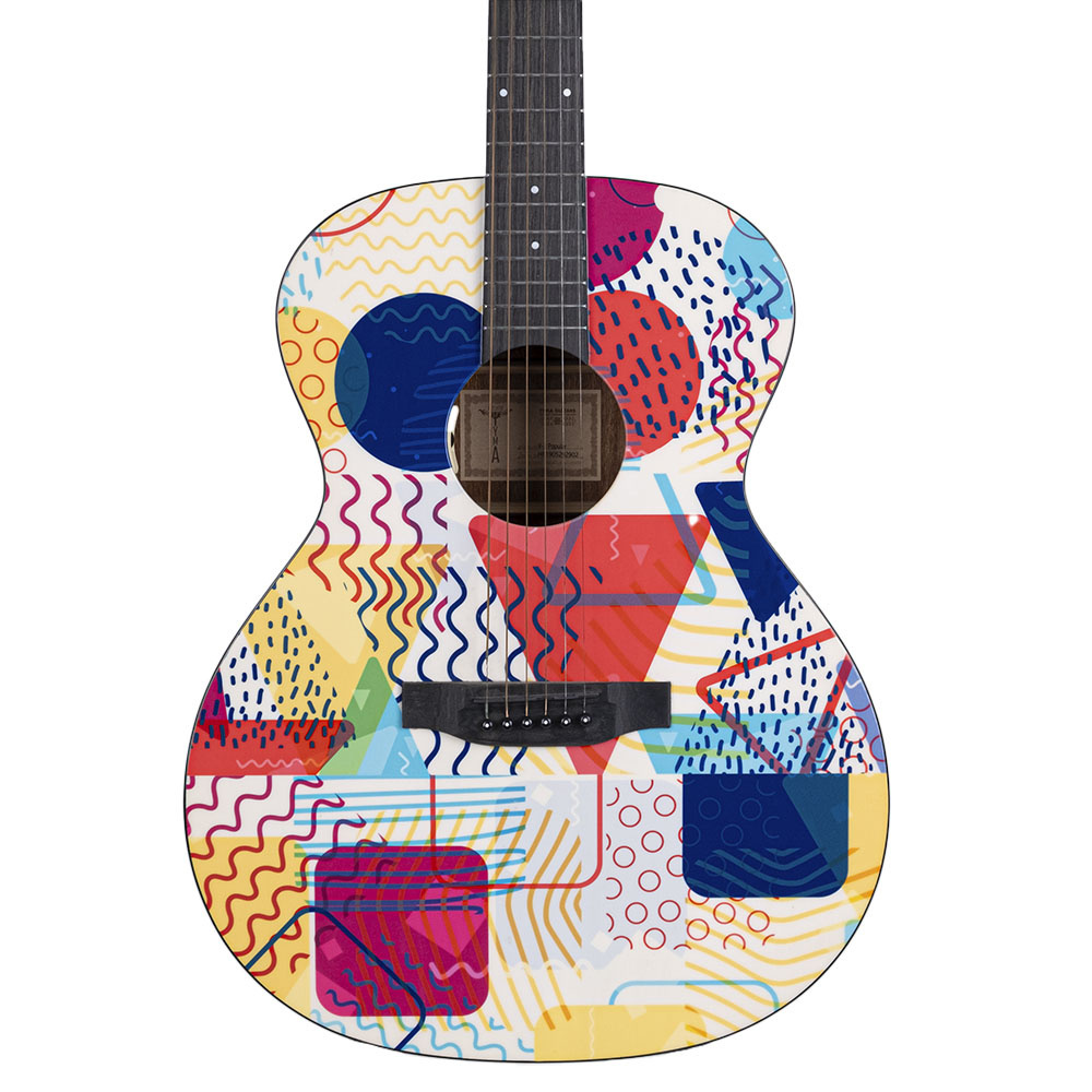 TYMA V-3 POPULAR Desenli Elektro Akustik Gitar Fiyatı, Özellikleri