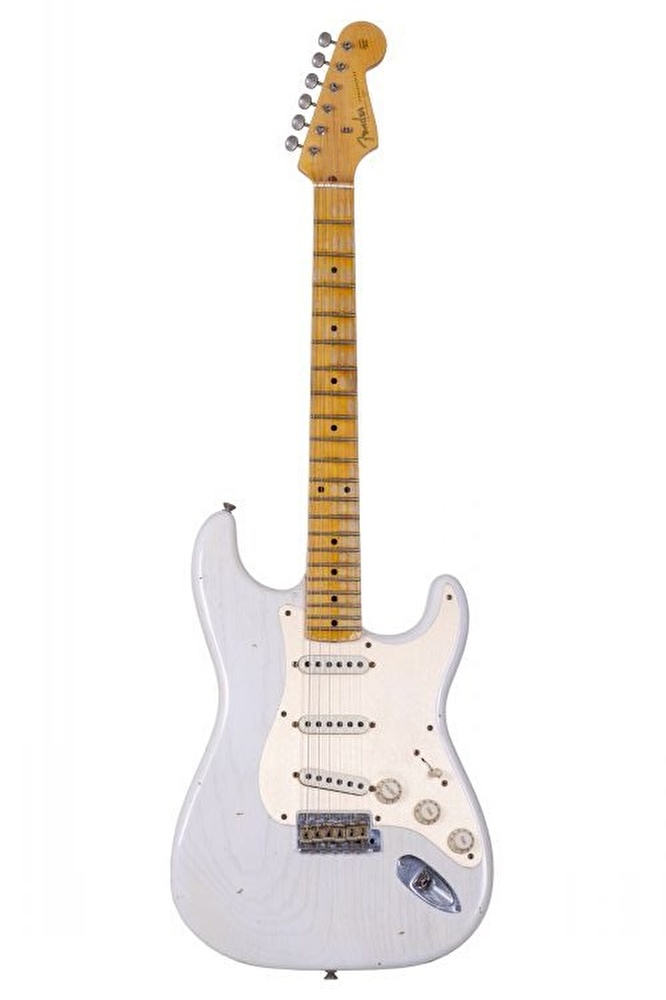 Fender stratocaster custom 2025 shop olympic white