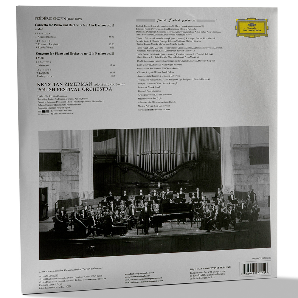 Chopin: Polish Festival Orchestra, Krystian Zimerman – Piano
