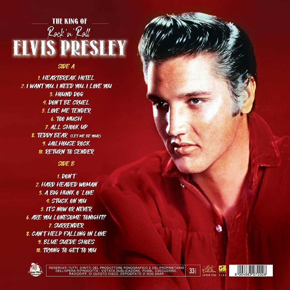 洋楽 El Rock And Roll De Elvis/ELVIS PRESLEY Elvis Presley – The King Of Rock 'n' Roll Elvis Presley Fiyatı