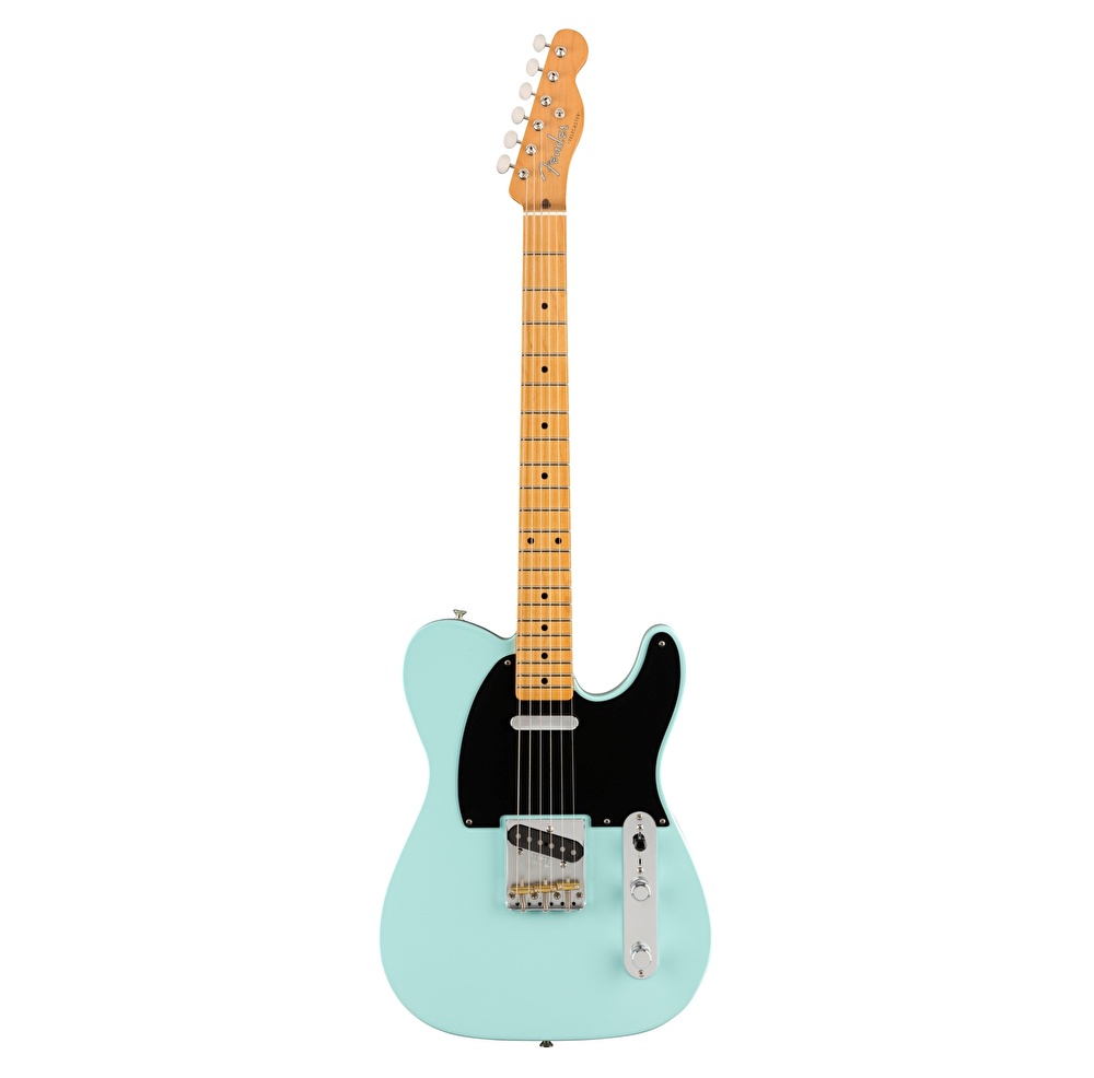 Fender Vintera 50S Telecaster Modified Akçaağaç Klavye Daphne Blue Elektro Gitar