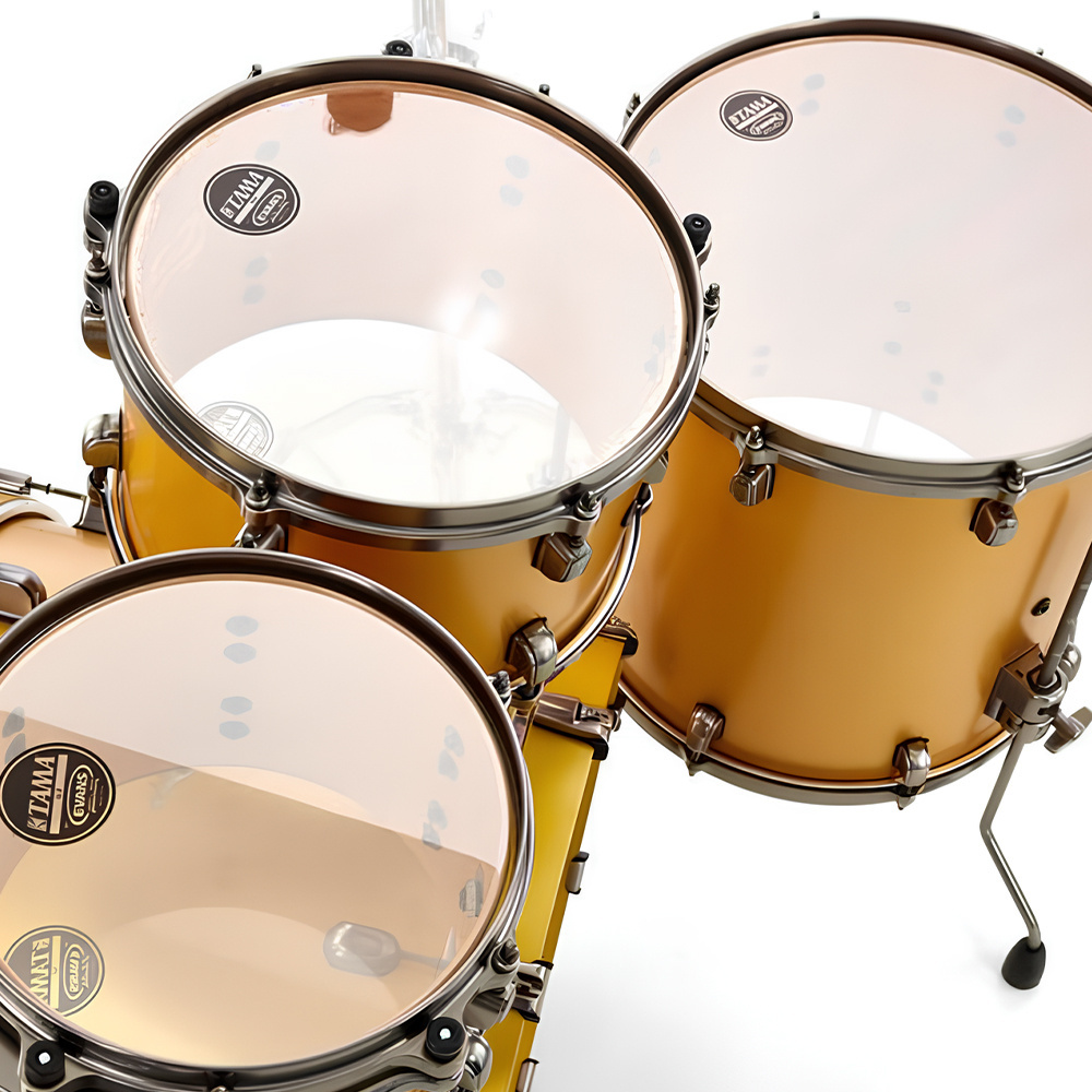 『希少❗️』TAMA U. STAR CLA BRASS TAMA MA42TZUS-SAM Starclassic Maple Satin Aztec Gold Metallic 4