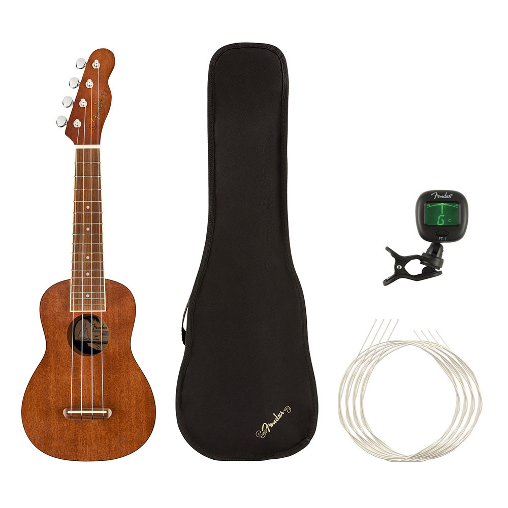 Fender seaside soprano ukulele pack deals