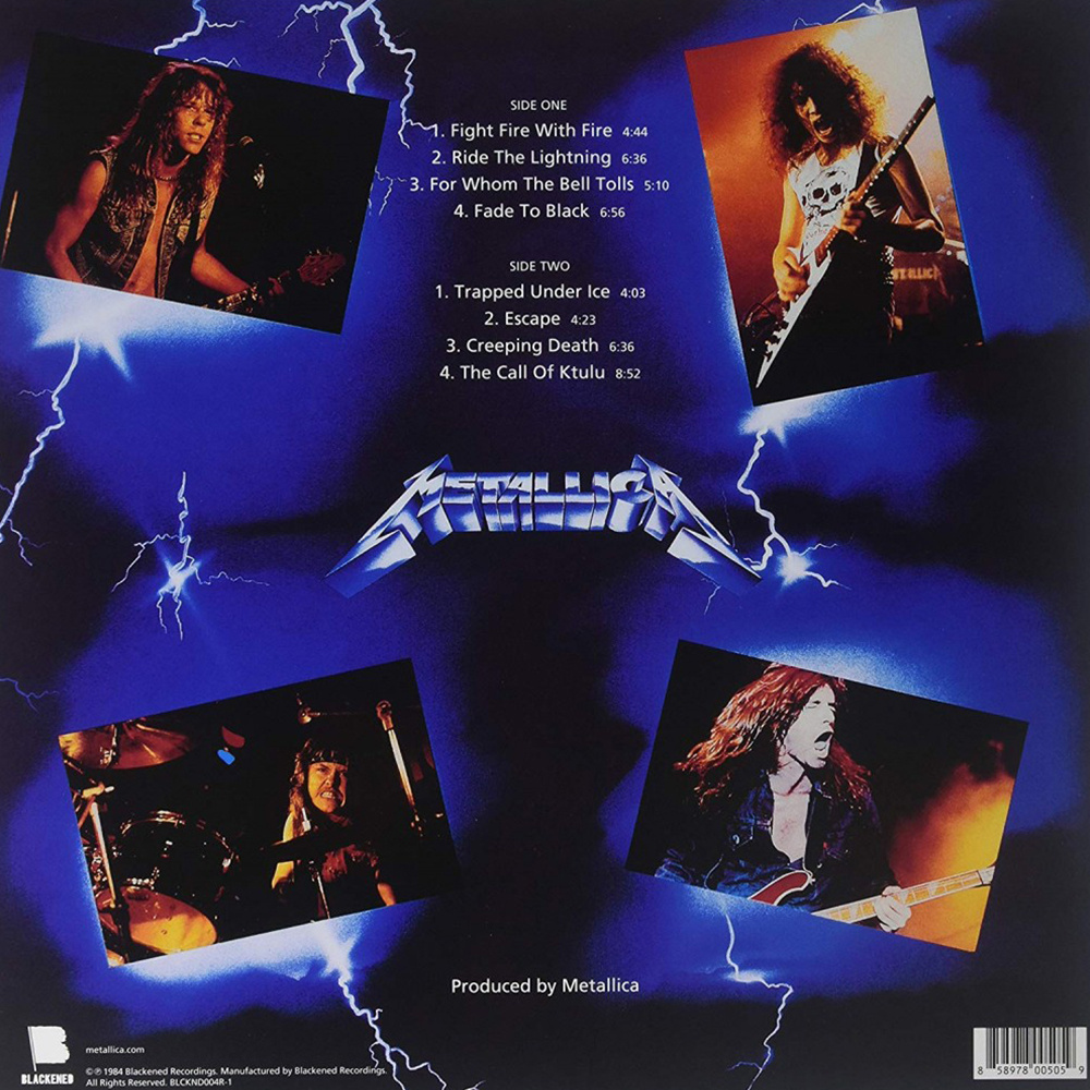 Metallica – Ride The Lightning (2016 Remastered) Fiyatı