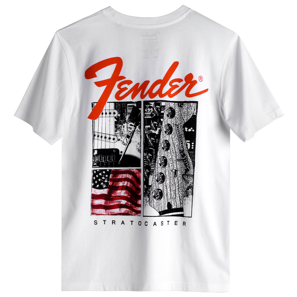 FENDER® Stratocaster Beyaz T-Shirt Fiyatı, Özellikleri | ZUHAL