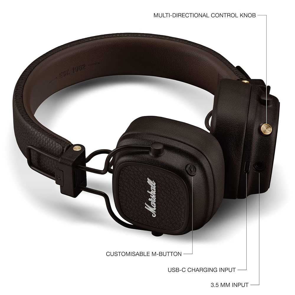 MARSHALL Major V Kahverengi Bluetooth Kulaklık Fiyatı, Özellikleri
