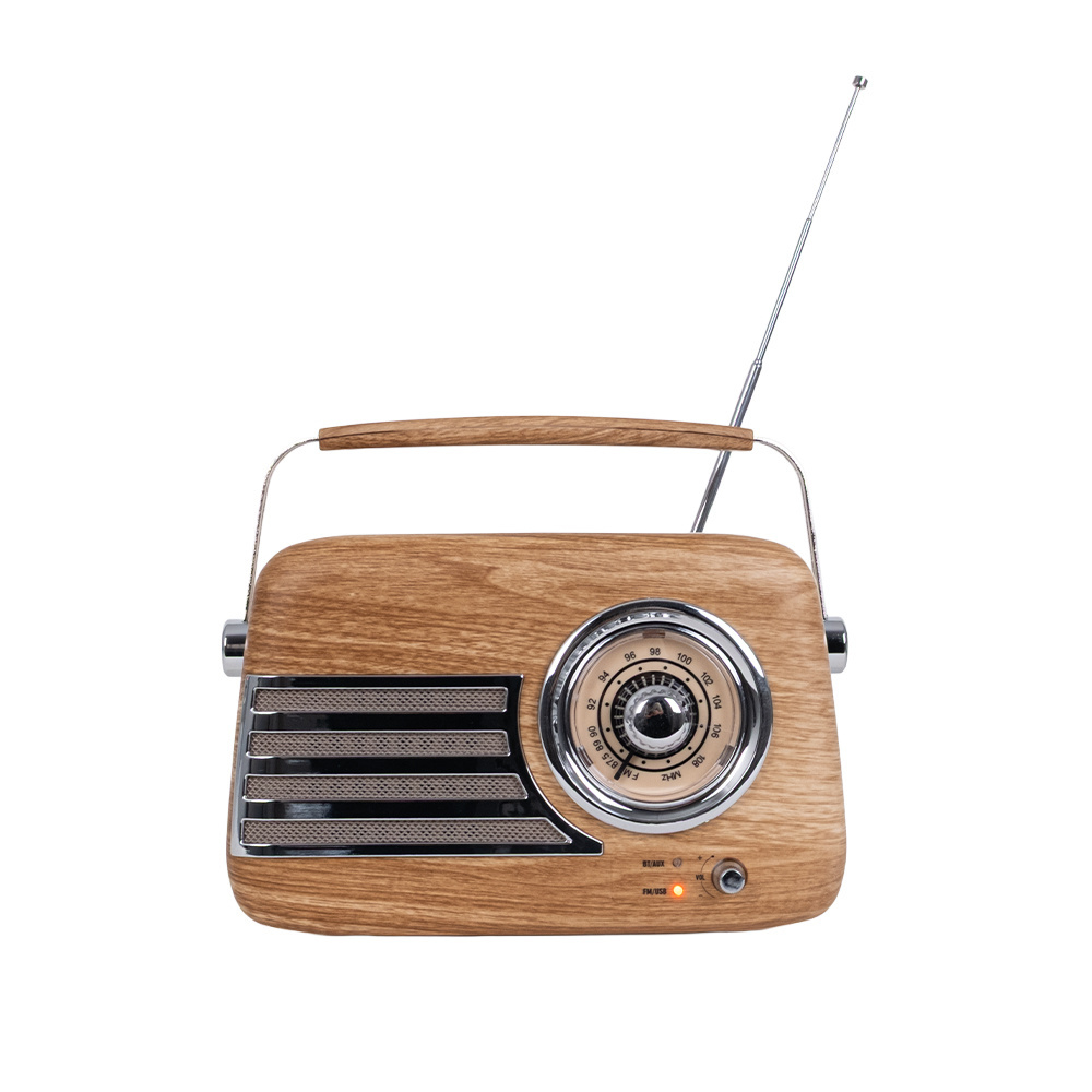 KOZMOS Retro Radyo ve Bluetooth Hoparlör Wooden Fiyatı