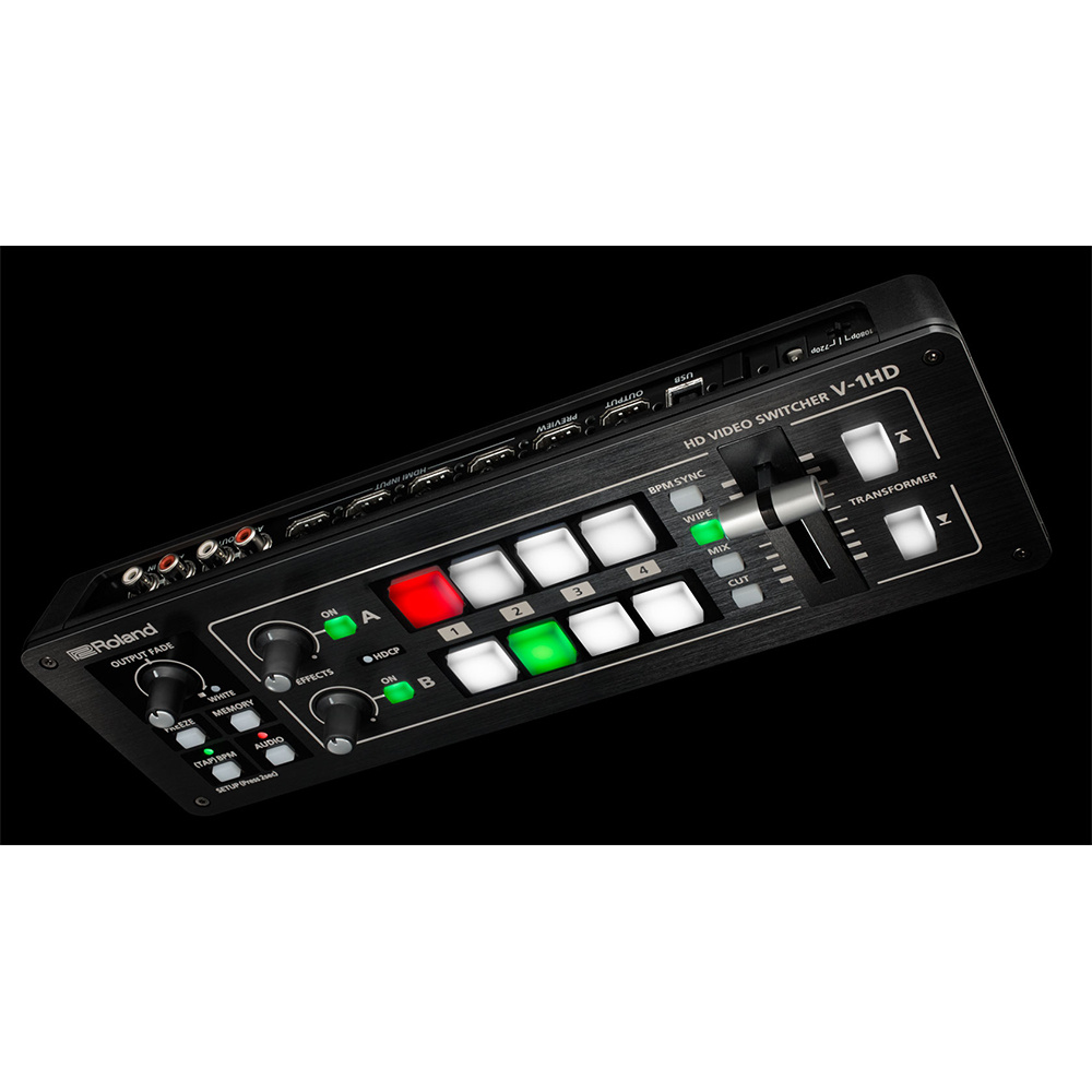 ROLAND V-1HD 4 Kanal 720P/1080I/1080P HD Format Video Switcher