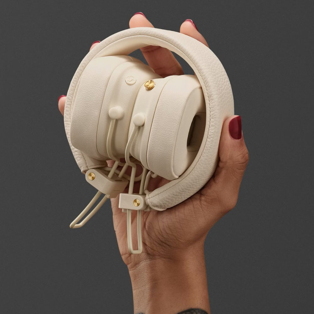 【新品未開封】Marshall マーシャル MAJOR Ⅴ .CREAM Marshall Major V ワイヤレスヘッドホンに新色「Cream」が追加。