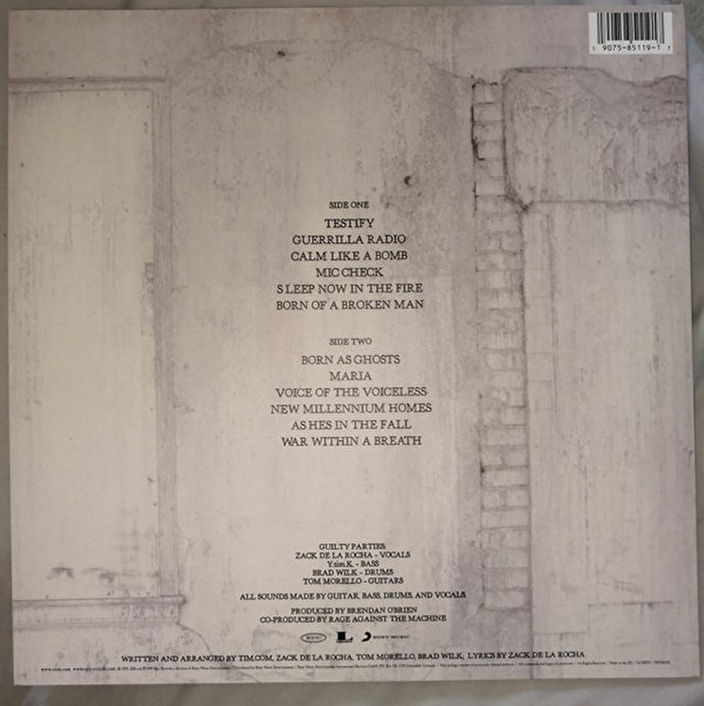 Rage Against The Machine – The Battle Of Los Angeles Fiyatı