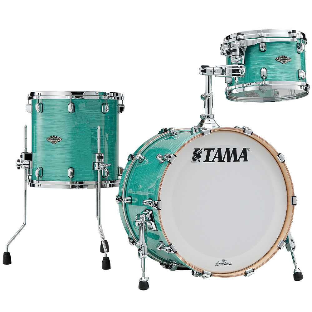 TAMA WBR30RS-SGS Starclassic Walnut/Birch Surf Green Silk 3 Parça