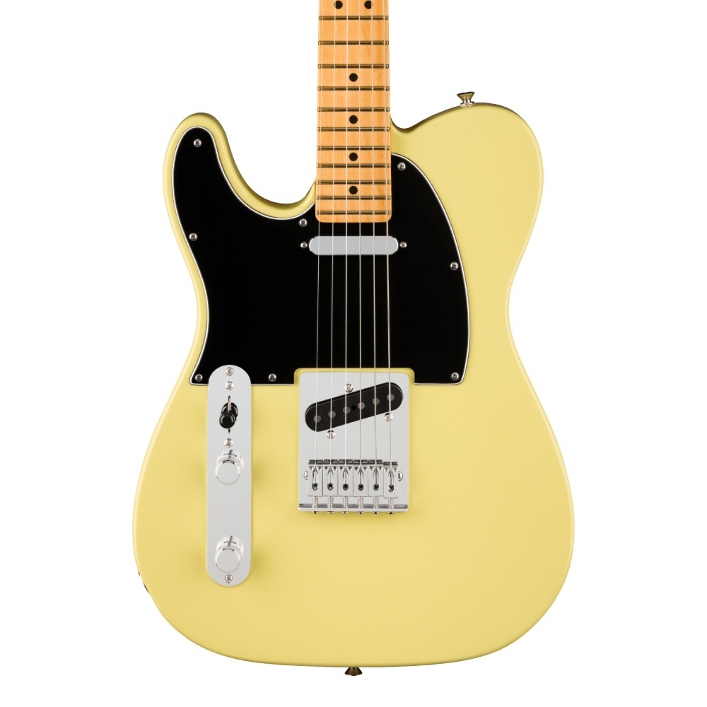 【pianovista】PlayerII Telecaster Fender Player II Telecaster LH Akçaağaç Klavye Hialeah Yellow