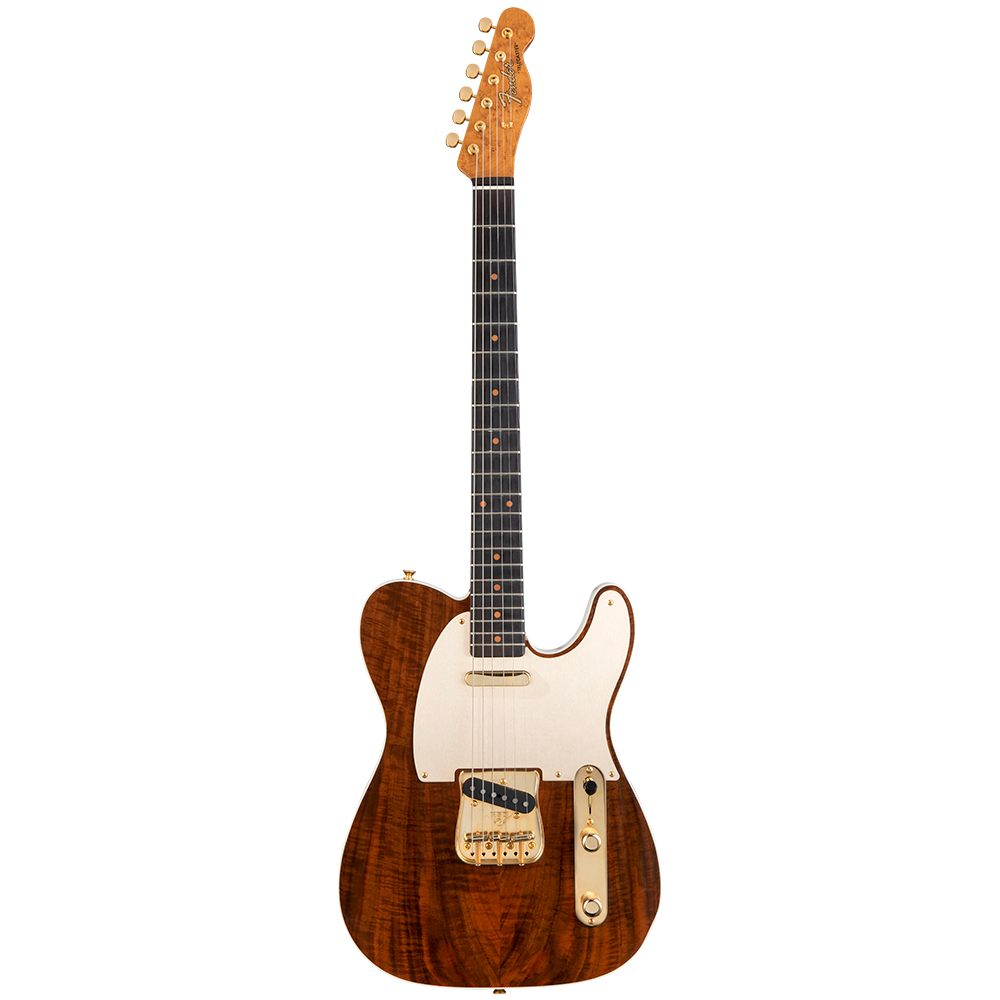 Fender Custom Shop Artisan Telecaster Claro Walnut Blackwood Klavye Elektro Gitar
