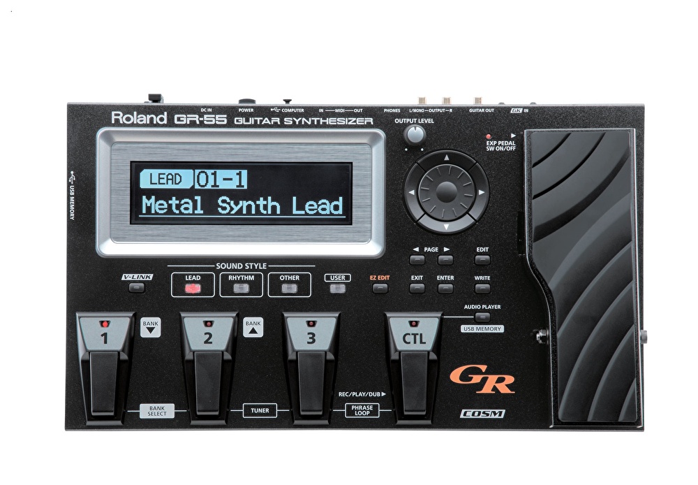 ROLAND GR-55GK-BK Gitar Synthesizer - GK3 Manyetik Setli Fiyatı