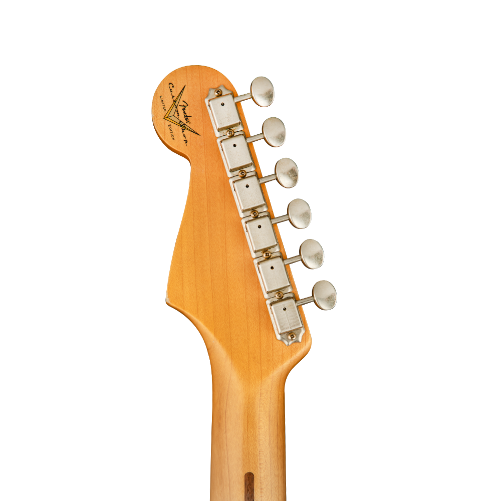 ギター Fender Custom Shop Model 57 Stratocaster Fender Custom Shop Limited 1957 Stratocaster Relic Akçağaç Klavye