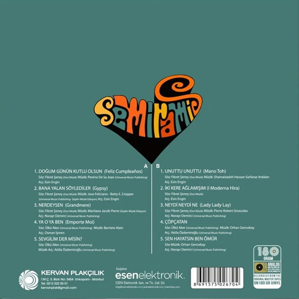 Semiramis Pekkan – Semiramis Fiyatı, Özellikleri | ZUHAL - Dünyanın En İyi  Müzik Mağazası Tasarımı Ödülü 2024