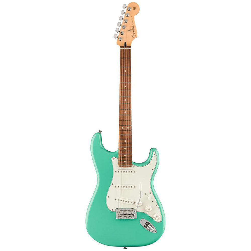 Fender player stratocaster surf on sale green