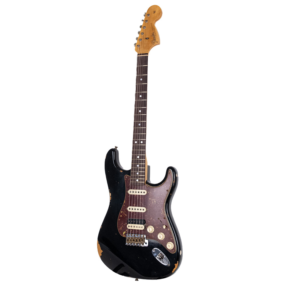 Fender Custom Shop Limited Edition 1967 Stratocaster HSS Relic Aged Black  Elektro Gitar