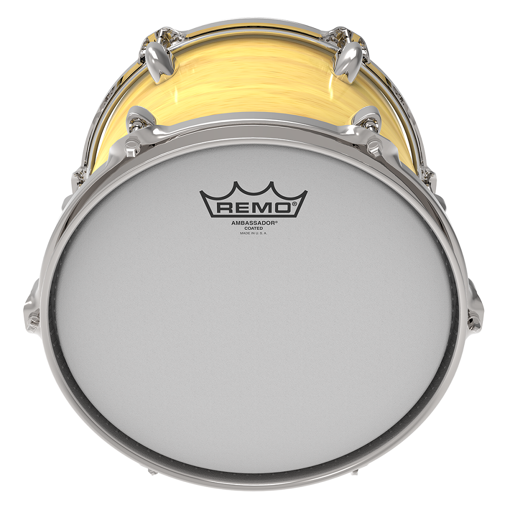 Remo ambassador coated clearance 10