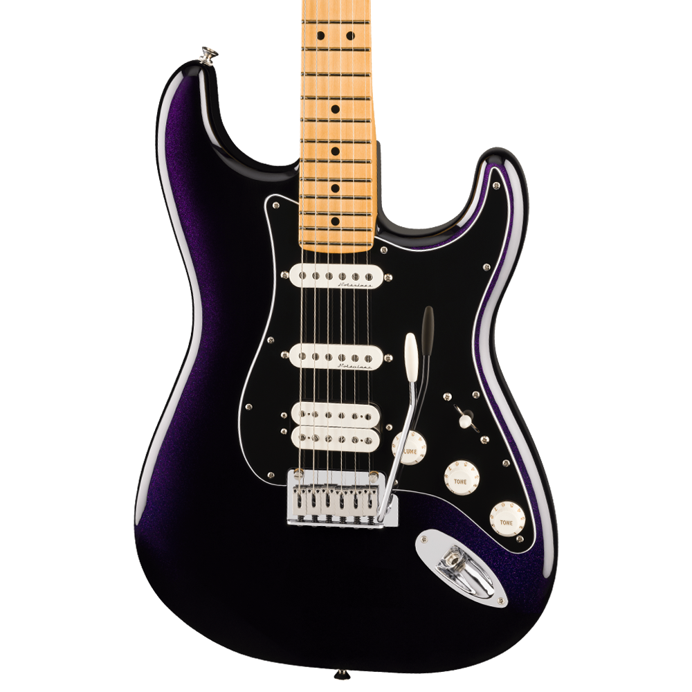 ギター Fuzz Face in the modified Stratocaster Fender Player II Modified Stratocaster HSS Akçaağaç Klavye Dusk