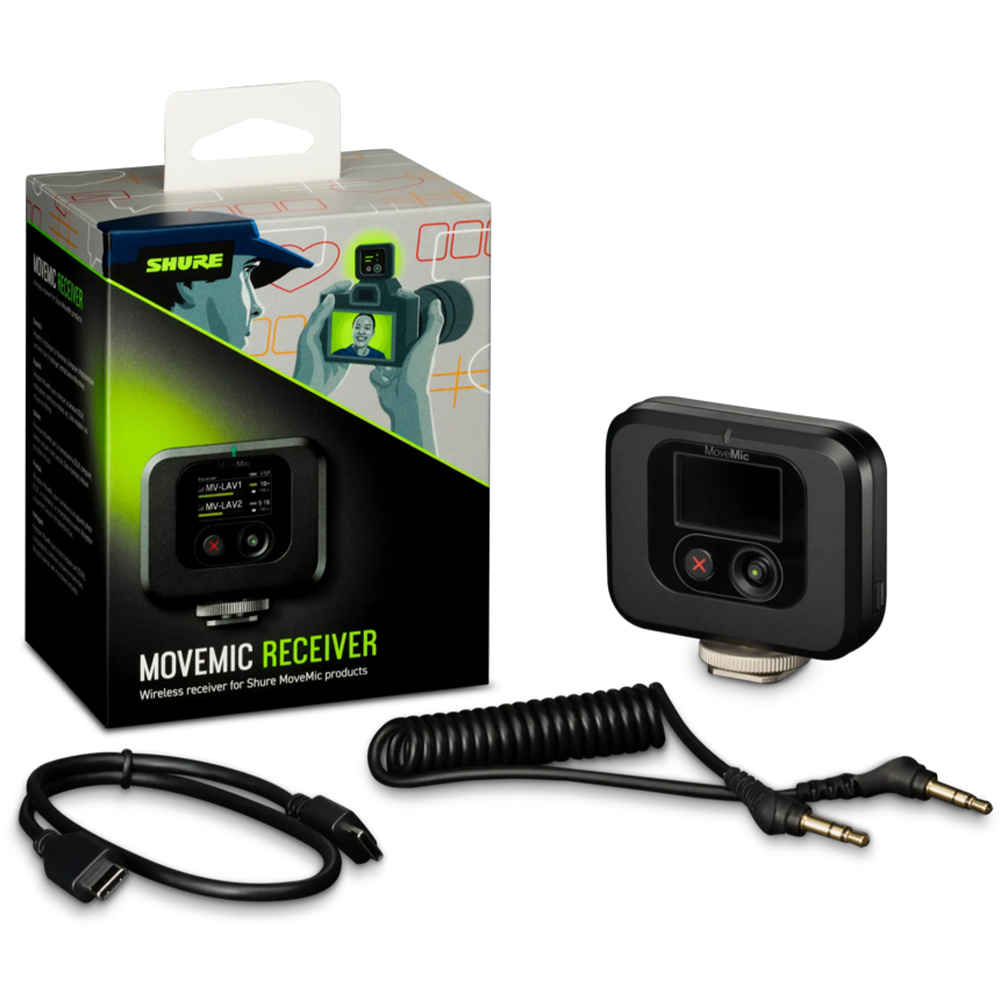 Shure MoveMic Receiver MoveMic Mikrofonlar İçin Kablosuz Alıcı