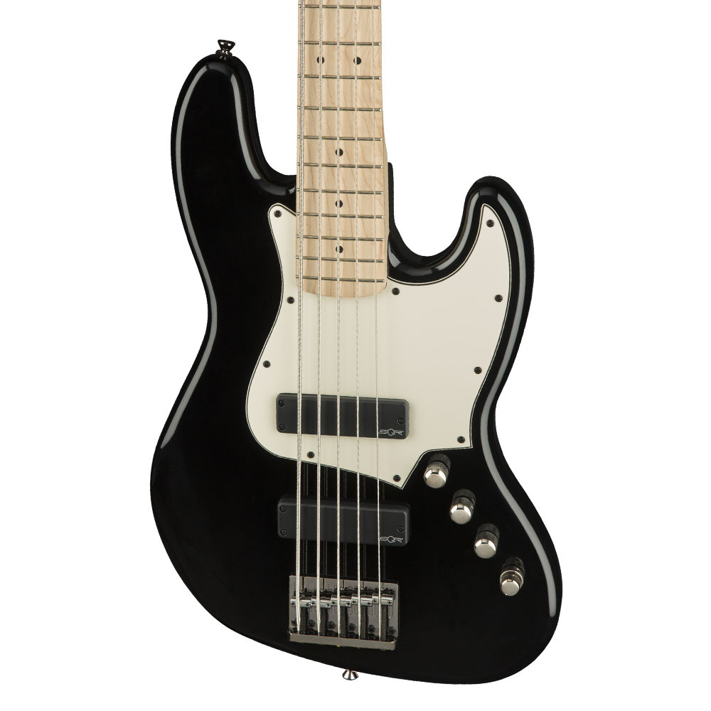 Squier Contemporary Active Jazz Bass V HH Akçaağaç Klavye Black 5