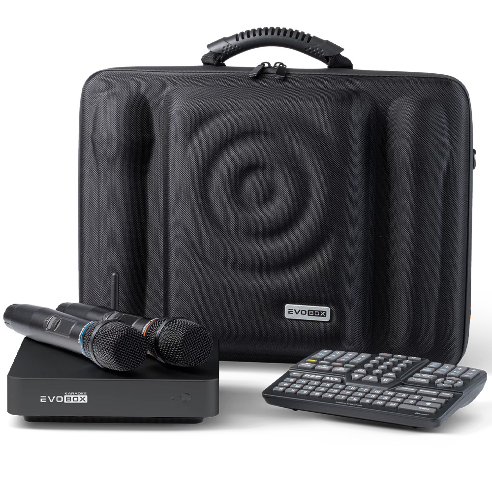 Studio Evolution EVOBOX Plus Karaoke Cihazı (SE 201D Mikrofonlar