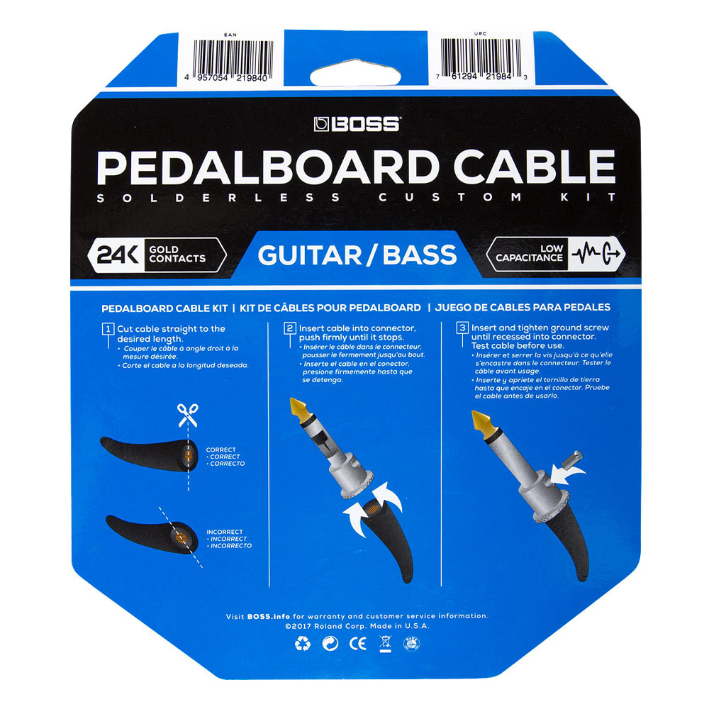 BOSS BCK12 Pedalboard Kablo Seti / 3.6 m ve 12 Konnektör Fiyatı