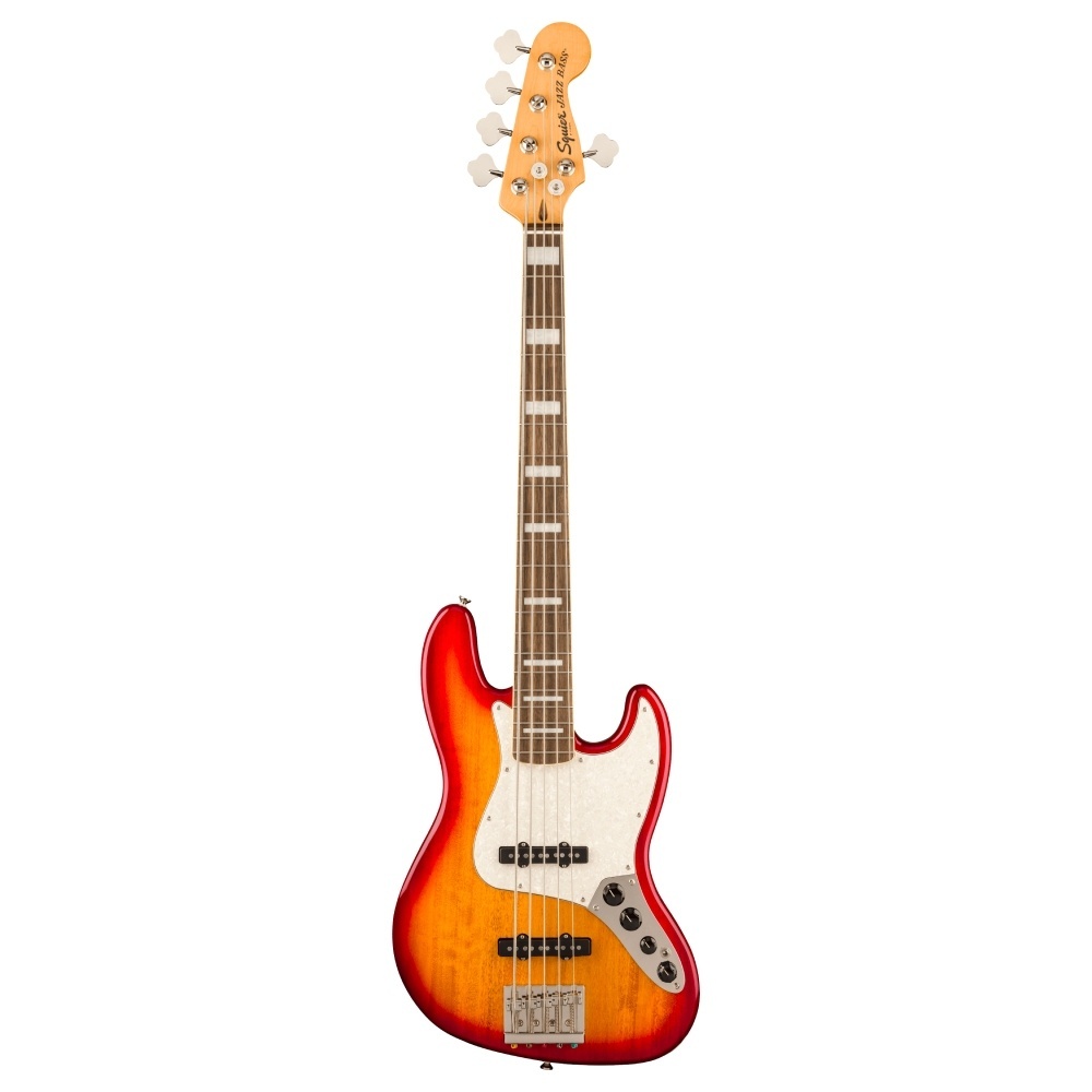 Squier Classic Vibe Active 70s Jazz Bass V Laurel Klavye Sienna