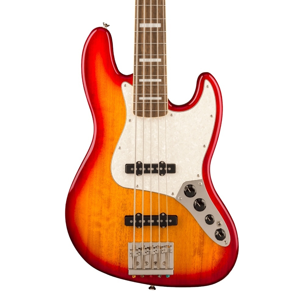 Squier Classic Vibe Active 70s Jazz Bass V Laurel Klavye Sienna