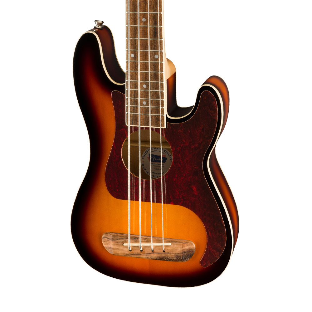 Fender Fullerton Precision Bass Uke Ceviz Klavye 3 Ton Sunburst