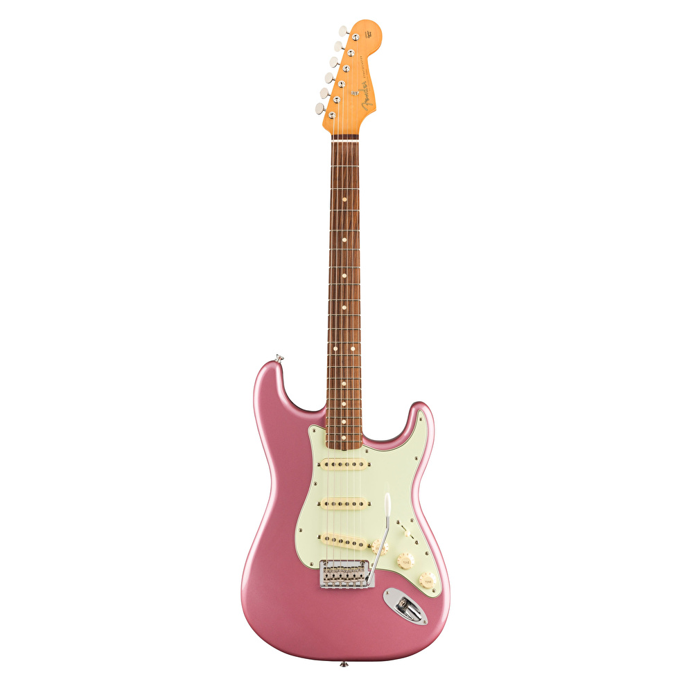 Fender Vintera &#039;60s Stratocaster Modified Pau Ferro Klavye Burgundy Mist Metallic Elektro Gitar