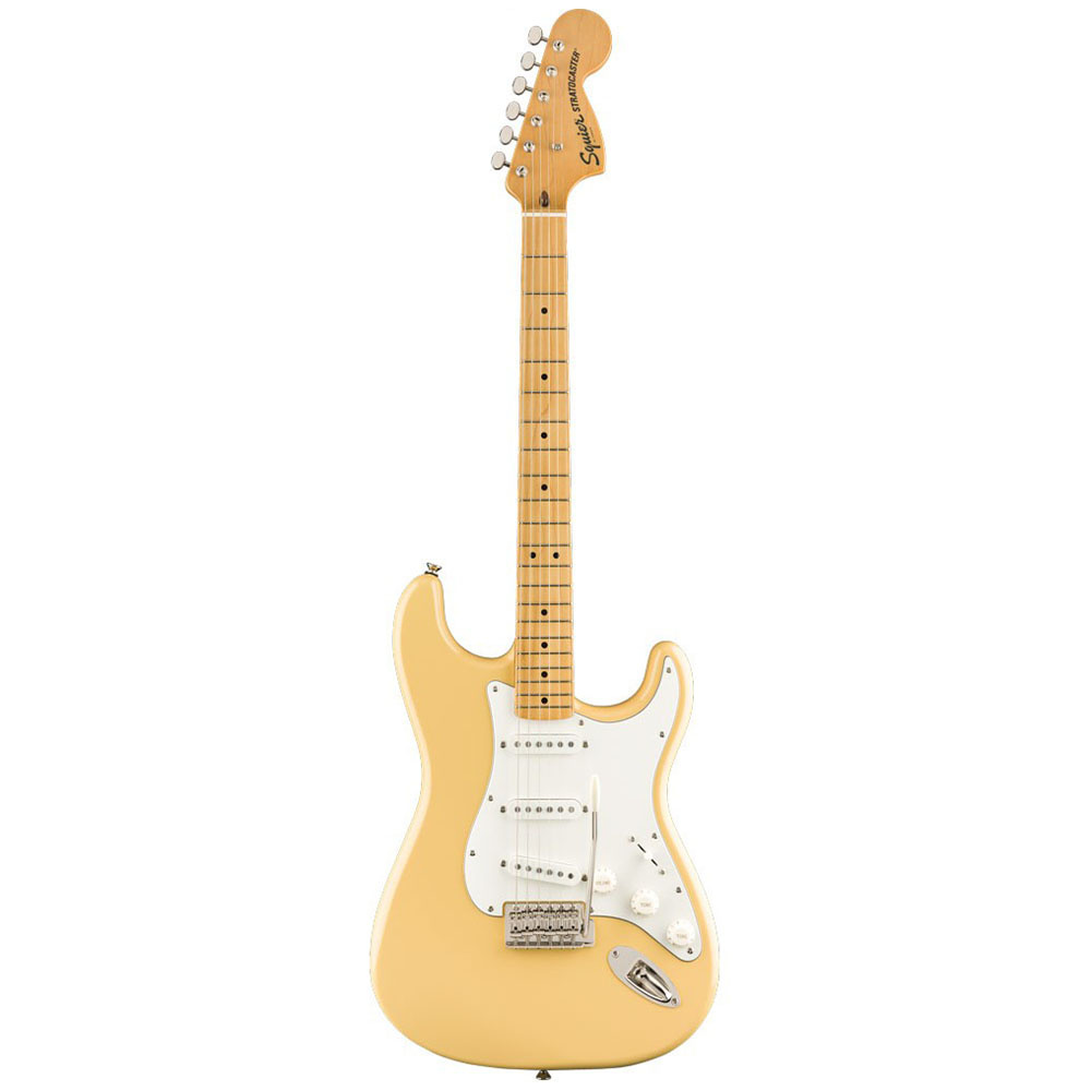 Squier FSR Classic Vibe 70s Stratocaster Ak aa a Klavye Vintage White Elektro Gitar