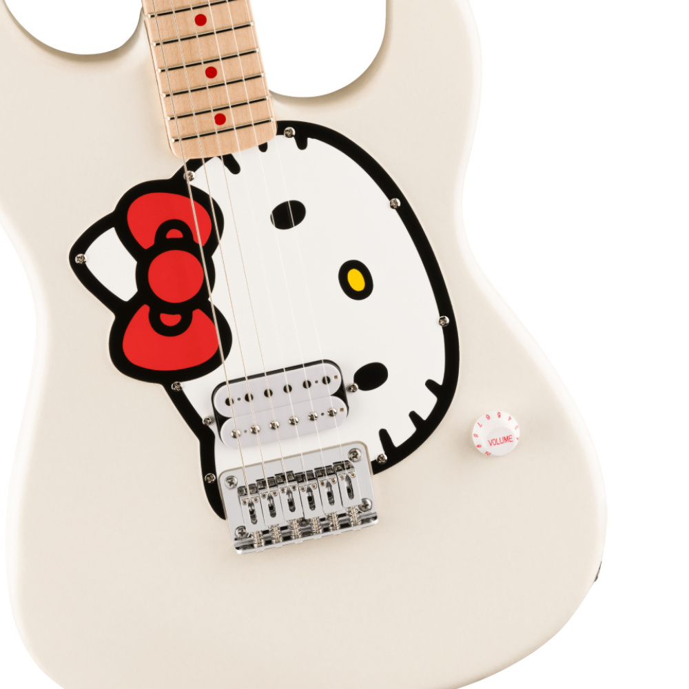 SQUIER x Hello Kitty White Stratocaster w/Bag Elektro Gitar Fiyatı