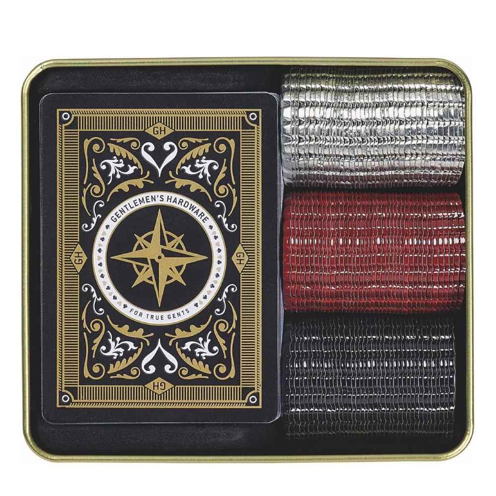GENTLEMEN'S HARDWARE Metal Kutuda Poker Seti Fiyatı, Özellikleri