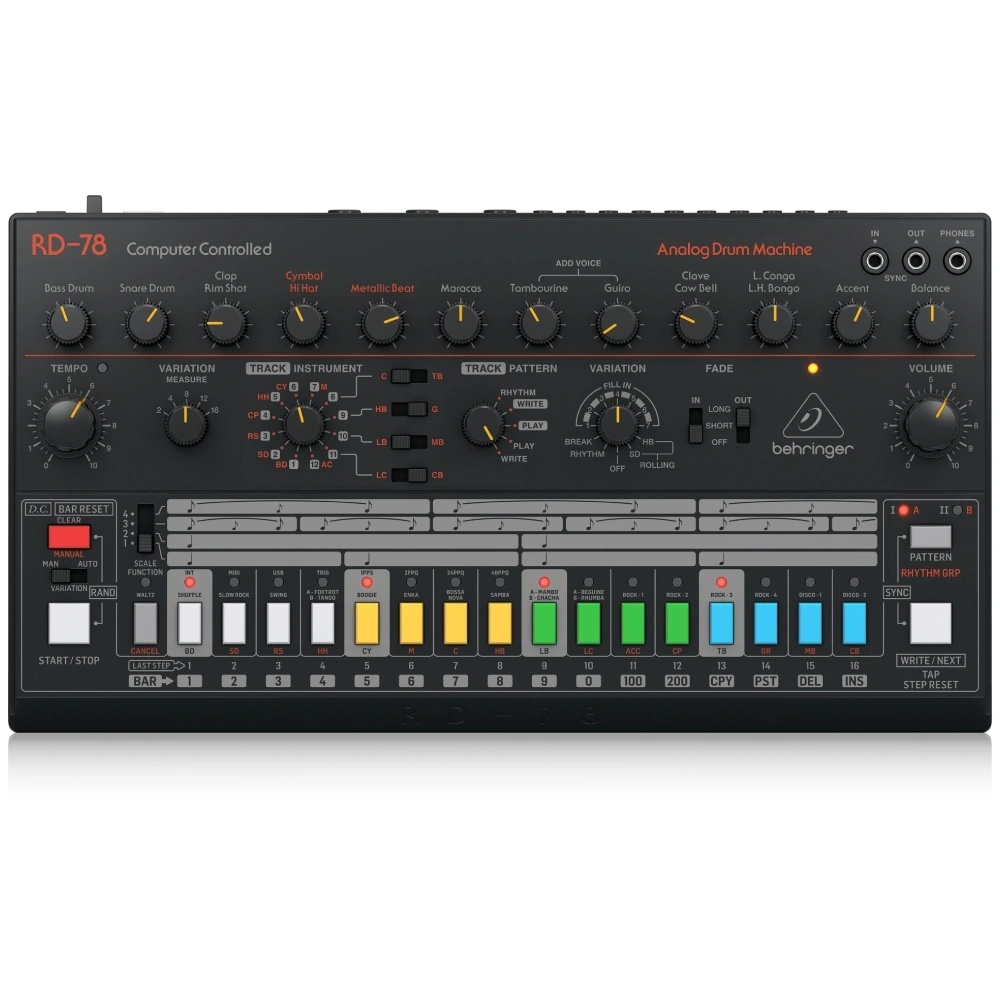 BEHRINGER RD-78 Analog Davul Makinesi Fiyatı, Özellikleri | ZUHAL