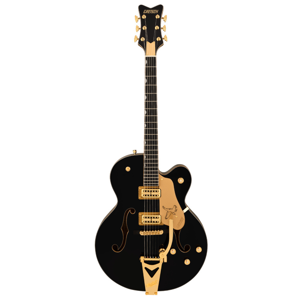 ギター L FALCON Gretsch Synchromatic Falcon Hollowbody Bigsby Abanoz Klavye Black