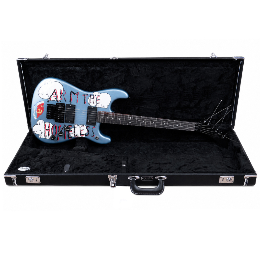 Fender Tom Morello Arm the Homeless Gülağacı Klavye Blue Ice