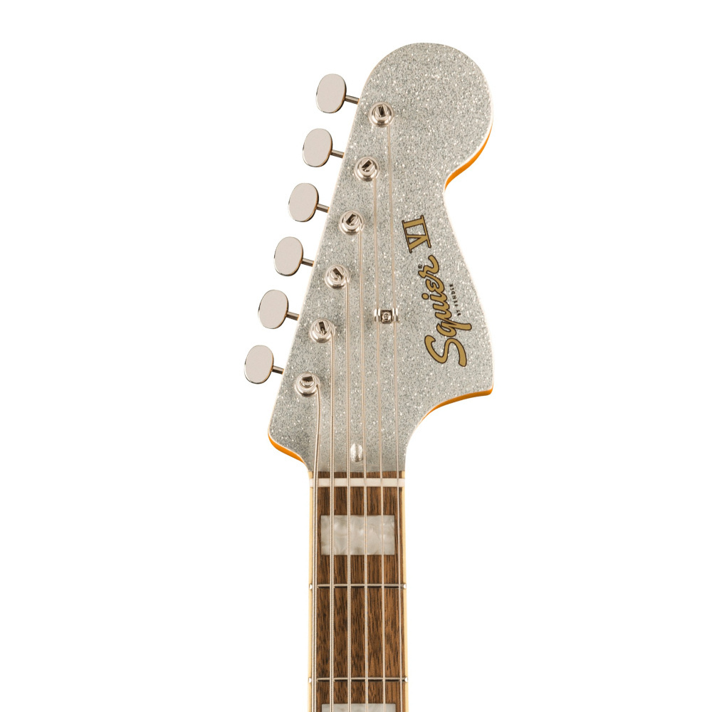 Squier FSR Classic Vibe Bass VI Laurel Klavye Silver Sparkle 6