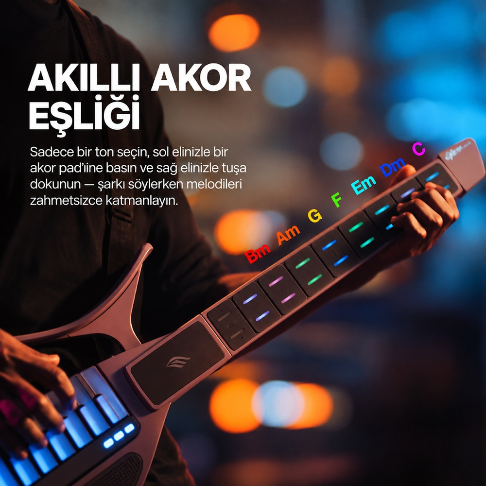 Enya CYBER G/KWH Smart Keytar - Beyaz Fiyatı, Özellikleri | ZUHAL