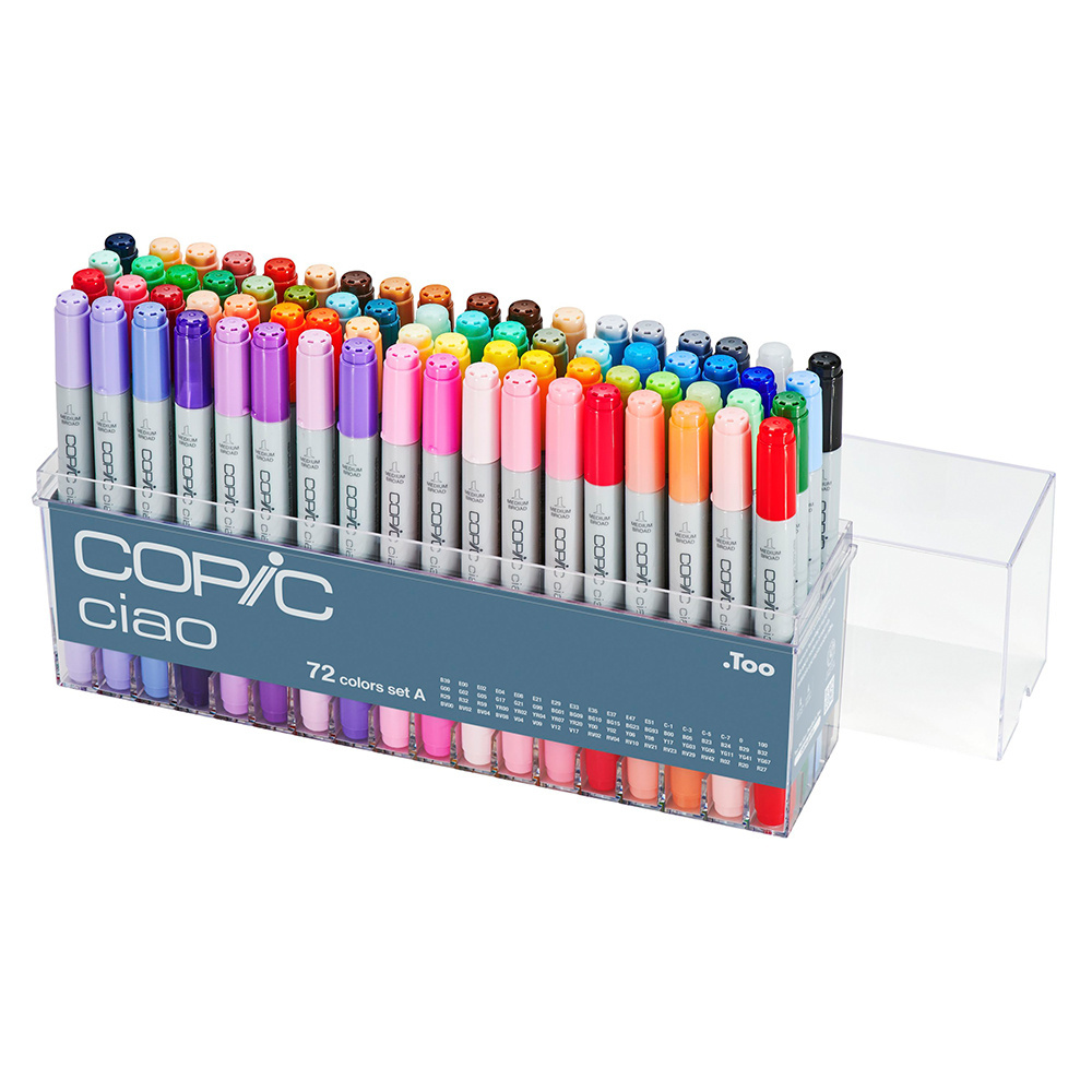 COPIC Ciao 72'lik Set A Fiyatı, Özellikleri | ZUHAL - 50 Yıldır