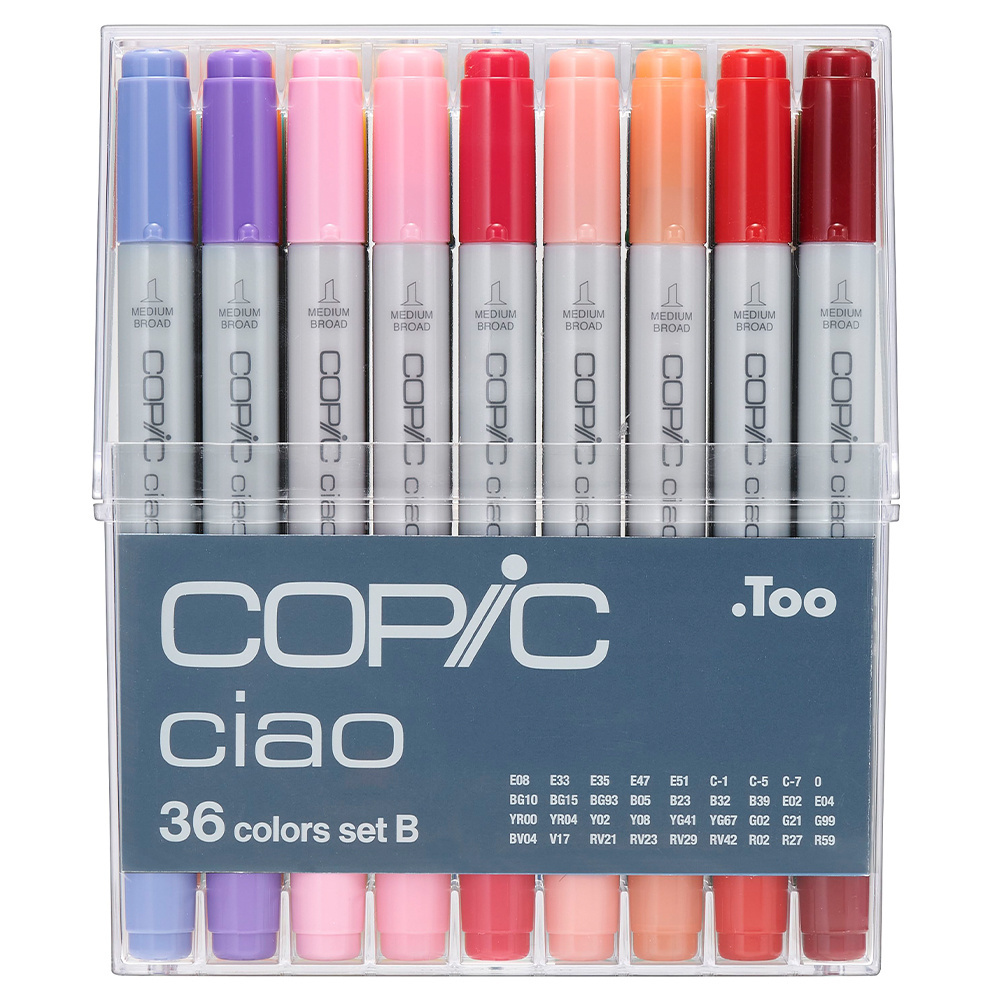 COPIC Ciao 36'lı Set B Fiyatı, Özellikleri | ZUHAL - 50 Yıldır