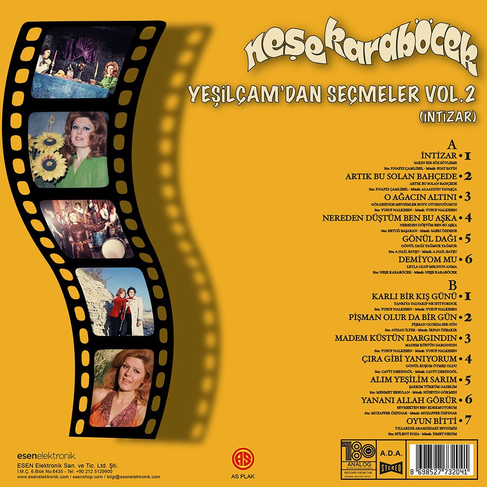 Neşe Karaböcek - Yeşilçam'dan Seçmeler Vol. 2 Fiyatı, Özellikleri