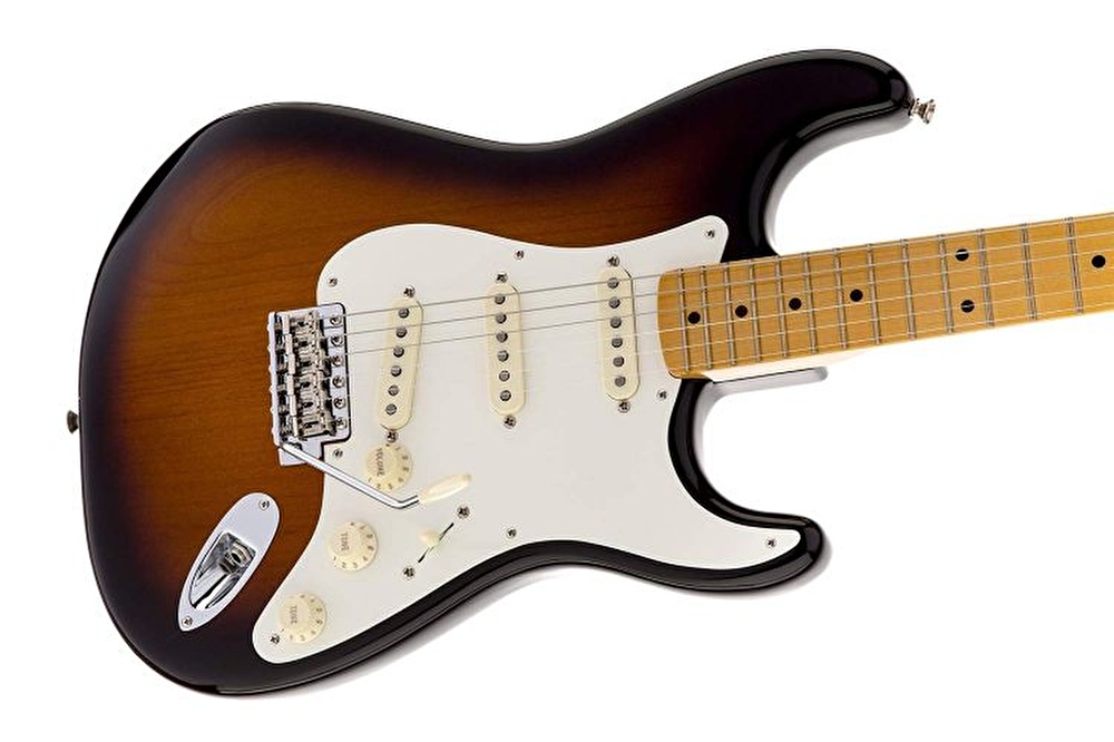 Fender Eric Johnson Stratocaster Ak aa a Klavye 2 Color Sunburst Elektro Gitar