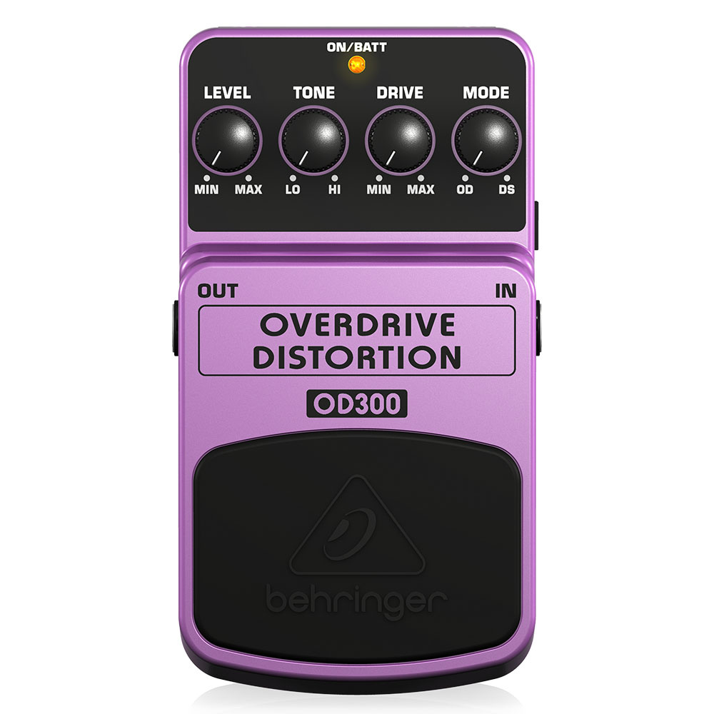 Behringer overdrive shop distortion pedal